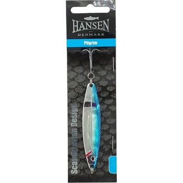 Hansen Pilgrim 7.8cm 14 gr. Lüfer Kaşık - Silver/Blue