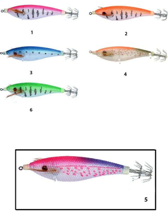 Captain 3009 Kalamar Zokası 8cm Flash Filinta Squid
