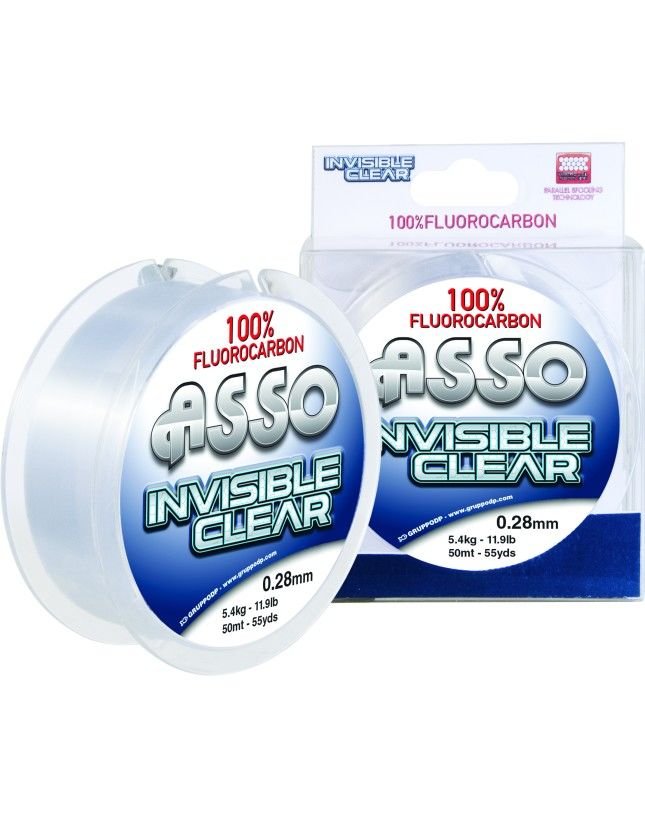 Asso Invisible Clear Paralel %100 Fluoro Carbon Misina 50mt