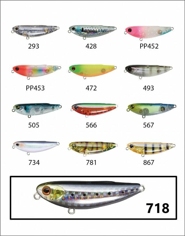 Zipbaits Fakie Dog 50mm WDT Su Üstü 5gr LRF Sahtesi
