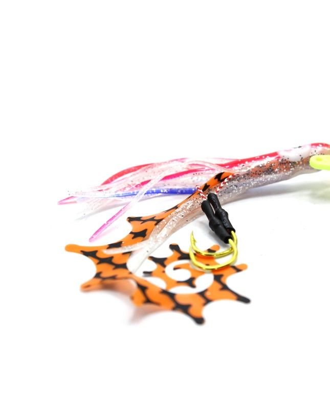 Captain 3644 Cornea UV 3D Eye 100gr Tai Rubber Slider Jig