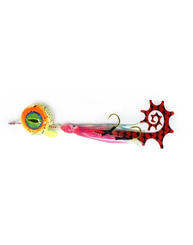 Captain 3644 Cornea UV 3D Eye 100gr Tai Rubber Slider Jig