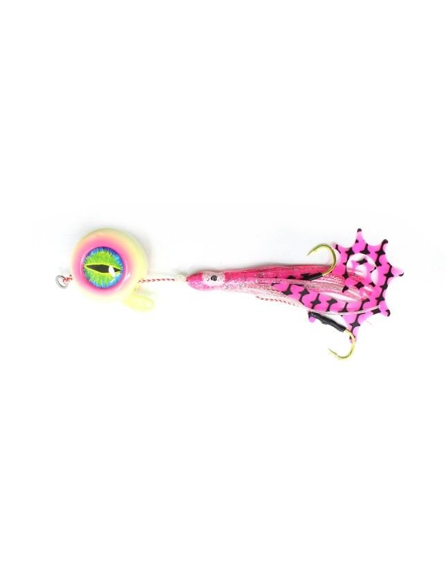 Captain 3644 Cornea UV 3D Eye 100gr Tai Rubber Slider Jig
