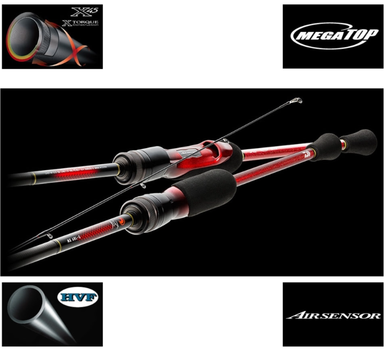 Daiwa Gekkabijin Moonlight MX Mebaru 224 cm 0,3-5 gr LRF Kamış