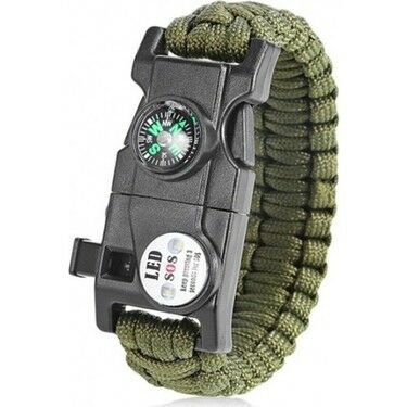 Paracord Hayatta Kalma Kamp Bilekliği