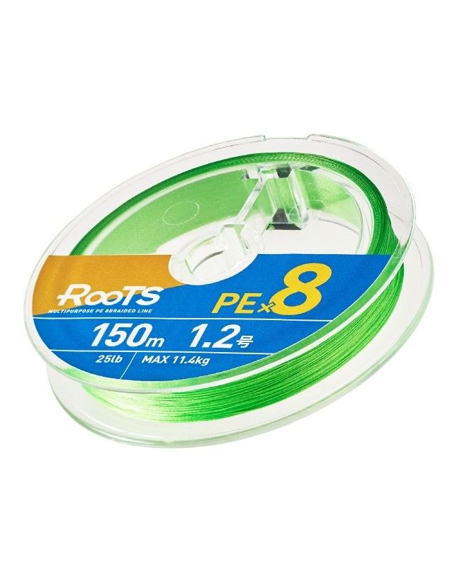 Gosen X8 Roots PE 8 Örgü Spin İp Misina 150mt A.Yeşil