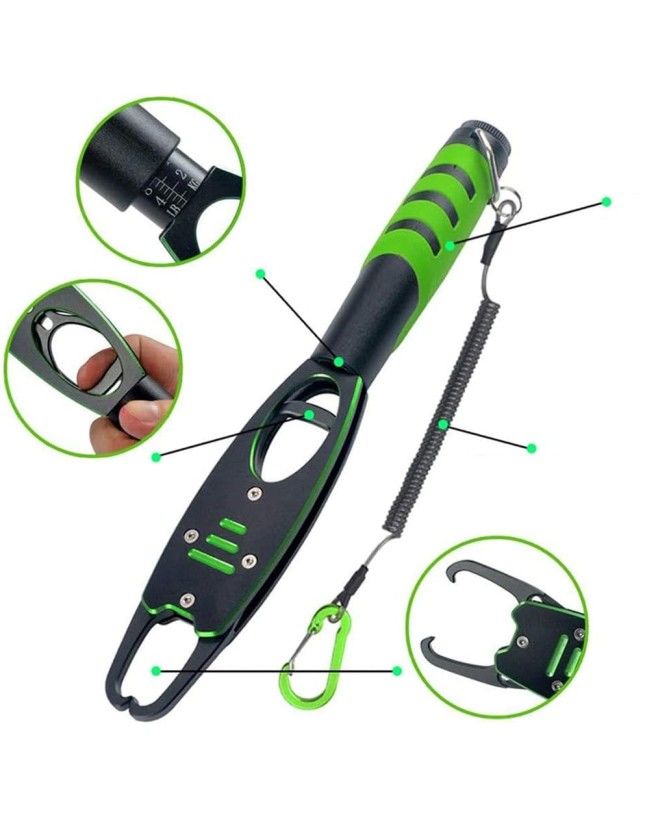 Captain 7508 Grip Carbon Balık Tutucu Kılıflı 18kg Terazili 29cm