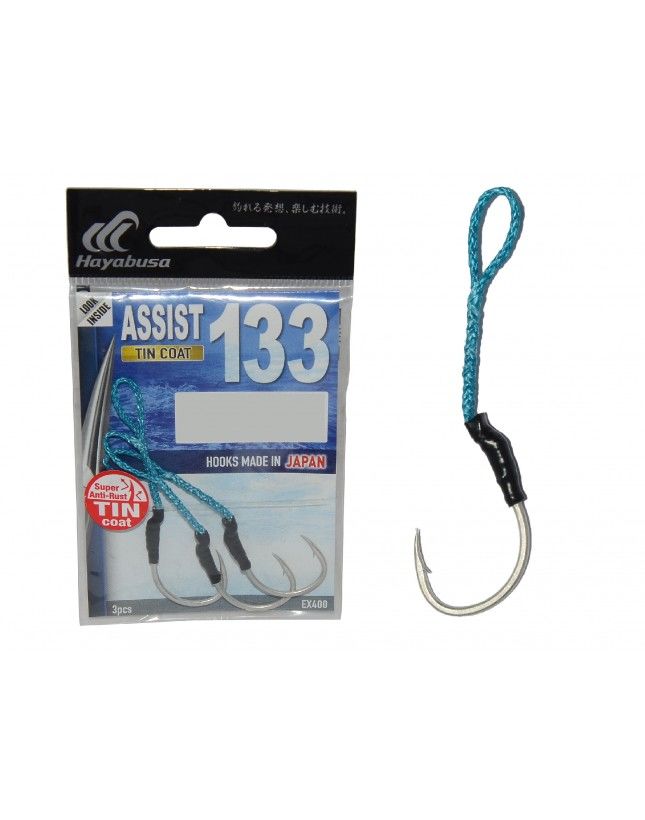 Hayabusa EX 400 Jig Assist İğnesi Single Hook 3'lü Paket No:1