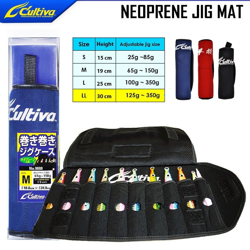 Cultiva 9880 Neoprene Jig Mat SİYAH L Boy